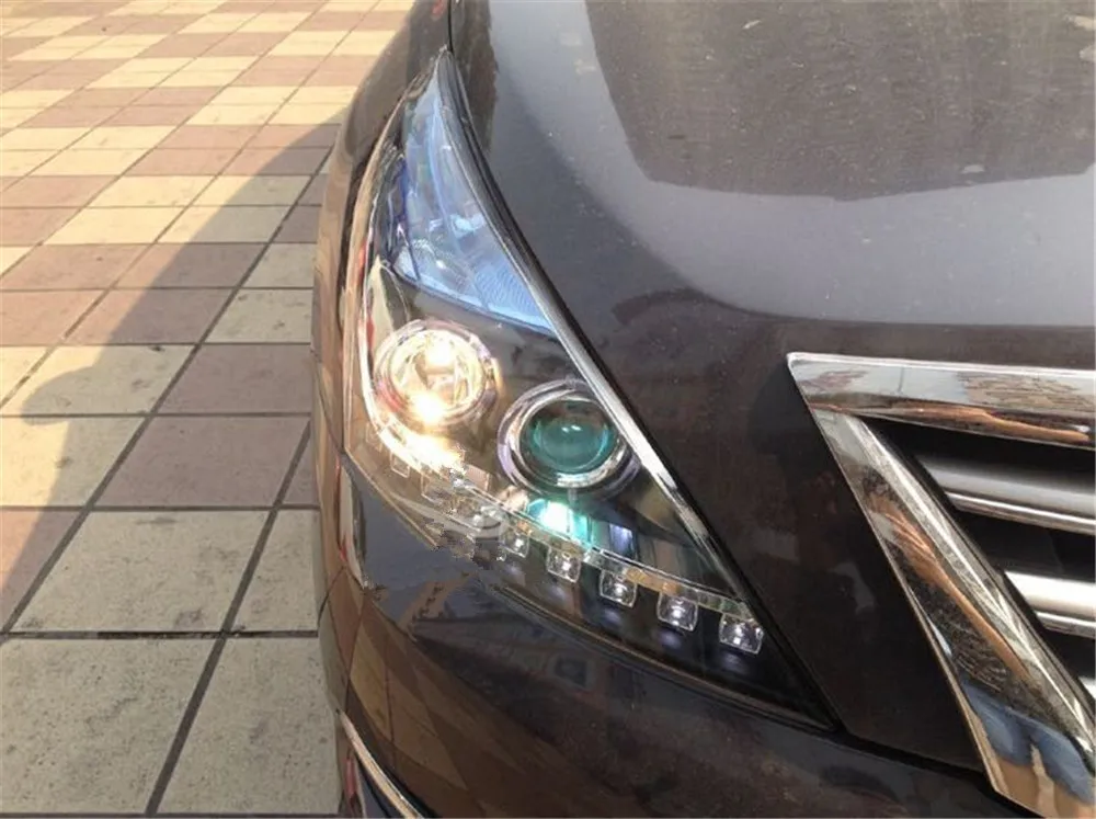 Фары для Nissan Teana 2008 2009 2010 2011 2012 Altima светодиодный светодиодные фары DRL Hid опция
