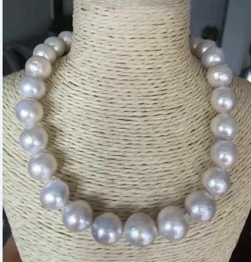 Precio Collar De Perla Blanca De Mar Del Sur, 12-13mm, 18 Pulgadas