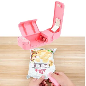 Портативные зажимы для пакетов, ручная электрическая мини-машина для теплоизоляции, импульсный упаковщик, пластиковый зажим для упаковки, работа с батареей