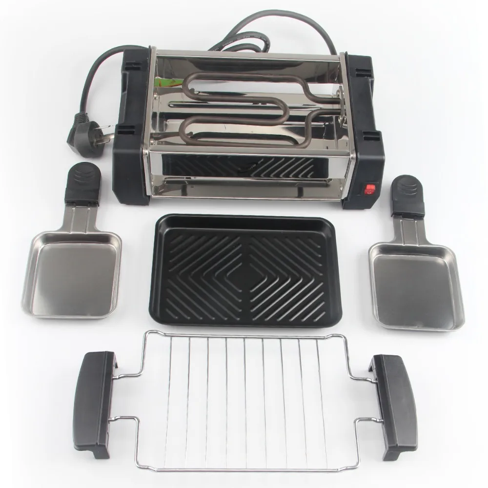 kbxstart 220v multifunction electric griddles smokeless barbecue non stick mini grill 1000w for picnic free global shipping