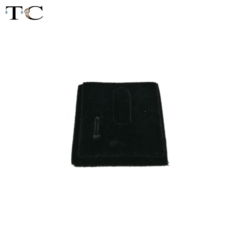 Подставка держатель для колец черная бархатная витрина ювелирных украшений