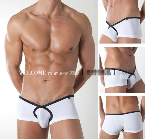 Мужские боксеры из 100% хлопка мужские шорты с низкой талией сексуальные нижнее