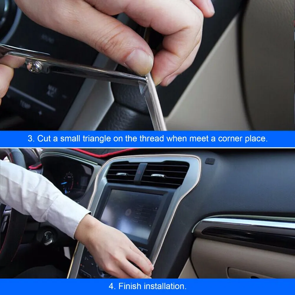 5 М Стайлинг Автомобиля Под Давлением Экстерьер Интерьер Украшения Прокладки