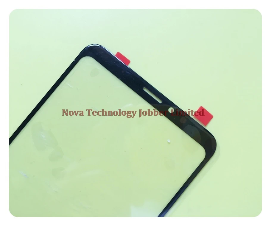Wyieno Топ черный стеклянный экран для Meizu Note 8 M822H стеклянная линза внешняя Передняя