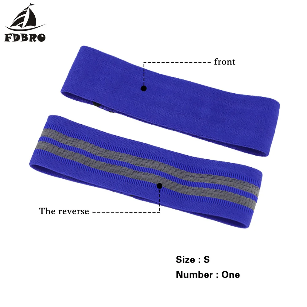Blue S FDBRO новые Нескользящие бедра эластичные полосы ноги упражнения Кроссфит обучение Vigor power gear лента-трофей бедра круг хип Сопротивление полоса - Цвет: Blue S