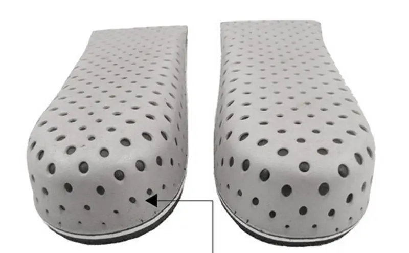 1 пара популярные дышащие подушечки для обуви унисекс увеличивающие рост на