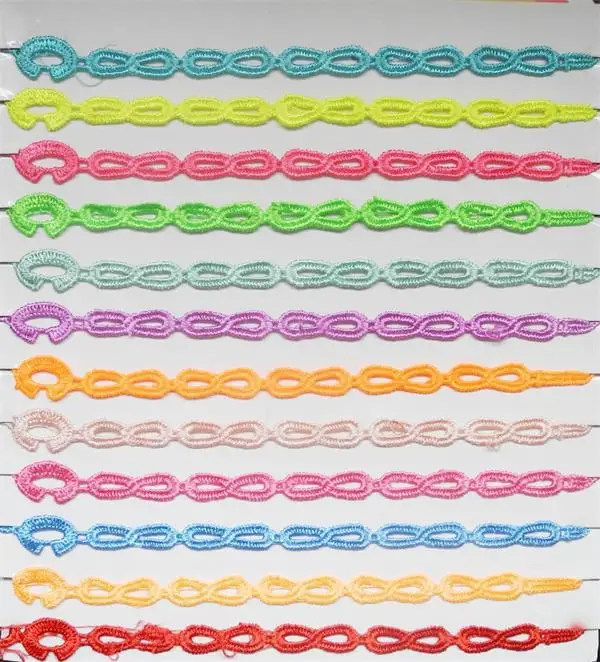wholesale promotion 24pcs/lot Multi Color Italy Lace Infinity Macrame Crochet Woven Friendship String Bracelet For Men Women | Украшения и