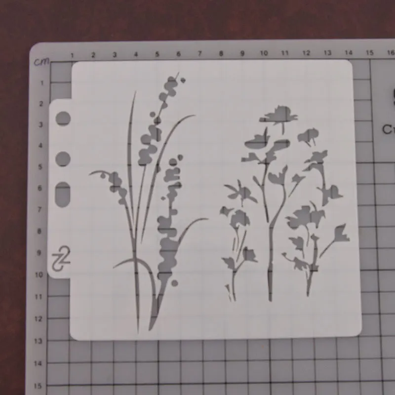 5 дюймов лист Дерево Многослойные трафареты настенная живопись штампованная для