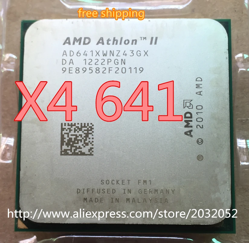 Процессор AMD Athlon II X4 641 FM1 2 8 ГГц 4 Мб четырехъядерный процессор разные детали (100%