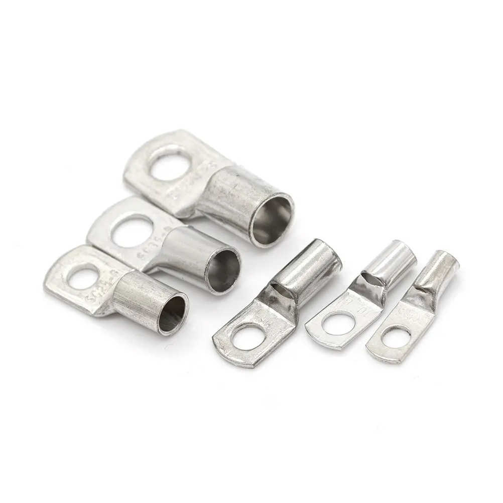 SC6-5/6 M4/M5/M6/M8 4mm2 6mm2 10/16/25mm2 35/50mm2 4 мм 5 6 8 с отверстием для болта из луженой меди