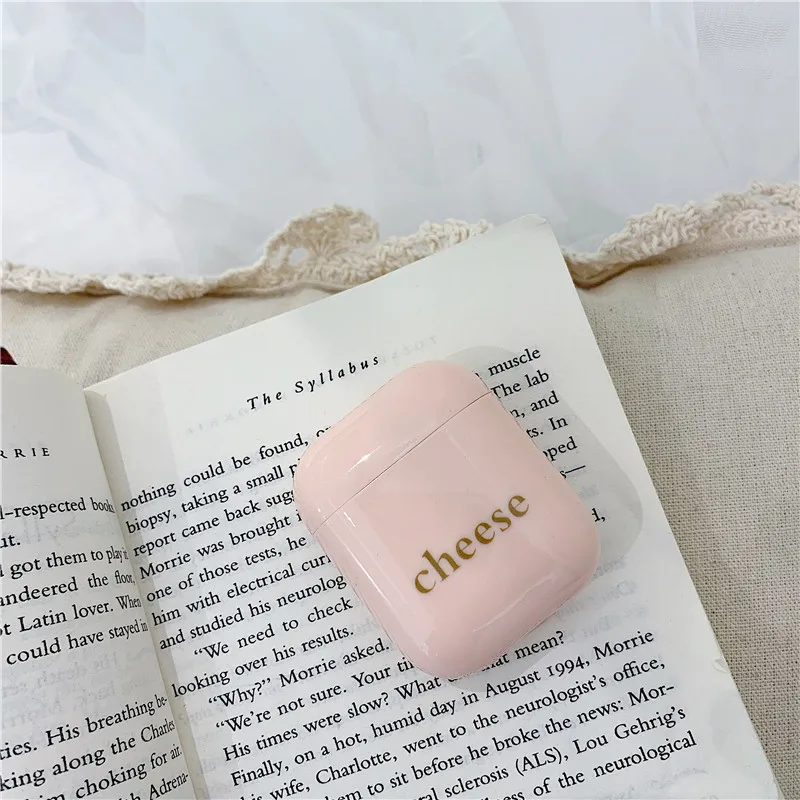 Чехол для Apple Airpods, чехол с милыми мультяшными bluetooth-наушниками, Жесткий Чехол для Airpods Pro, аксессуары, чехол для наушников airpod 2/1