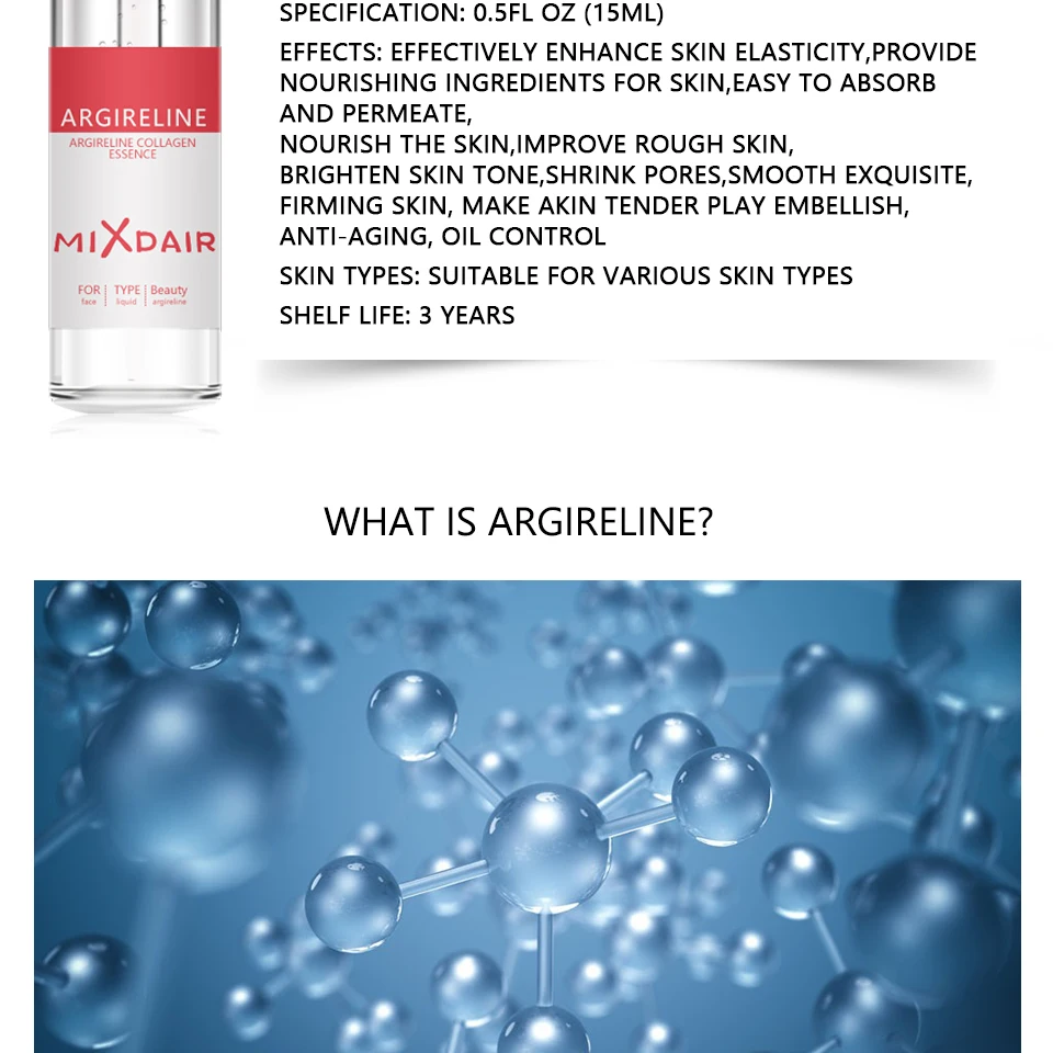 MIXDAIR Сыворотка для лица с гиалуроновой кислотой 24k Gold Essence serum витамин e c отбеливающая укрепляющая увлажняющая питательная коллагеновая кожа
