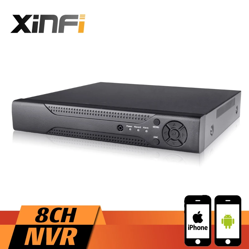 XINFI 8CH/4CH HDMI NVR Full HD 8 канальный видеорегистратор CCTV 1080P DVR ONVIF 2 0 для системы IP камер
