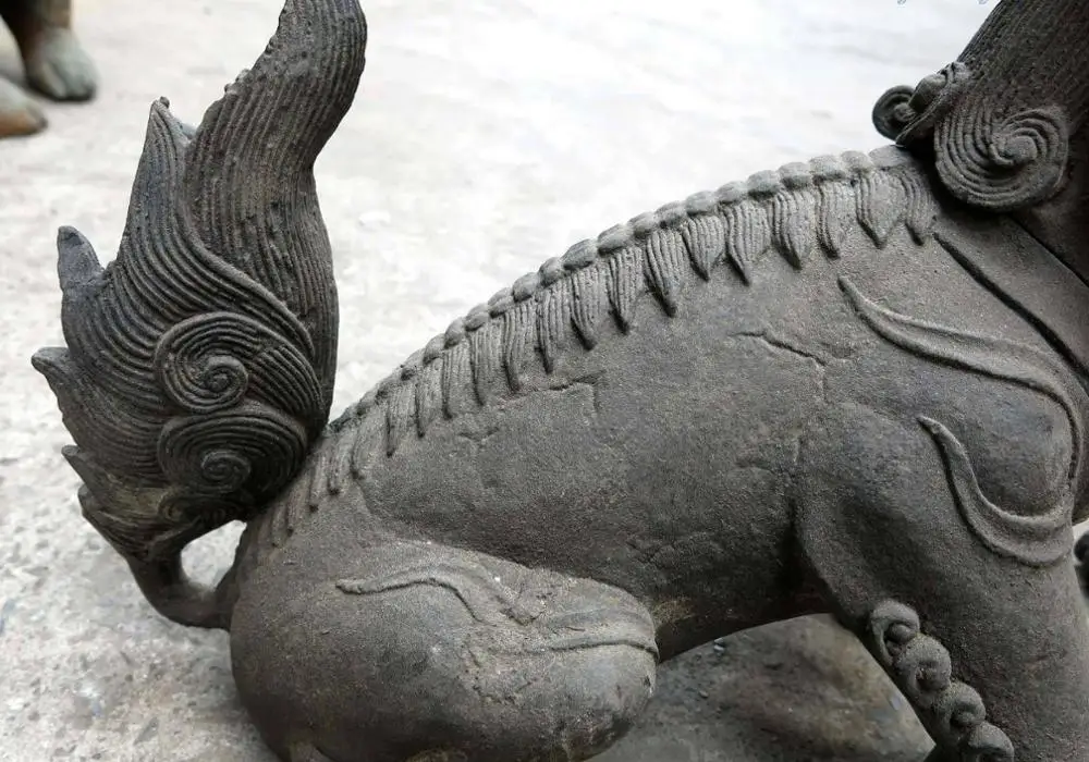 10 авиапочту Китая (China Старого Железа охранник Foo Собаки Лев Ладан горелки пара