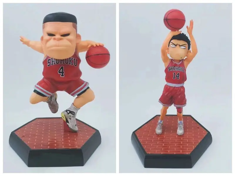 Аниме Slam Dunk 15 17 см версия Q Mitsui Hisashi #14 Акаги Такенори #4 ПВХ фигурка коллекционная