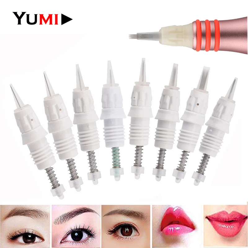 20 шт./лот одноразовые картриджи для тату игл 9 мм Винт машинки Charmant 3/4 Artmex Derma 1P 1D 2P 3P