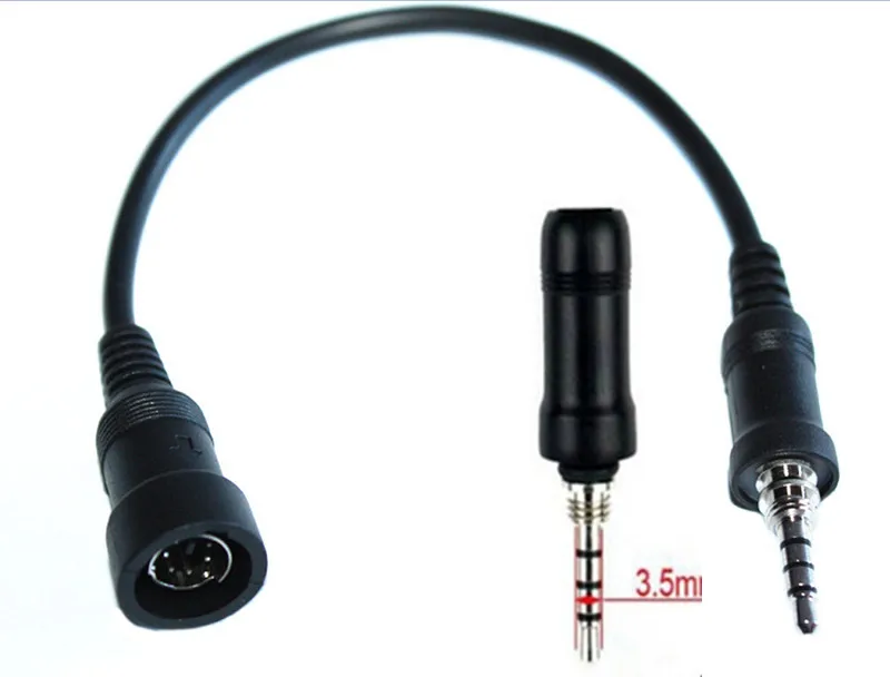 XQF мини разъем din для Yaesu/Vertex VX 6R 7R VX177 двухстороннее радио|mini plug|radio radioradio two way |