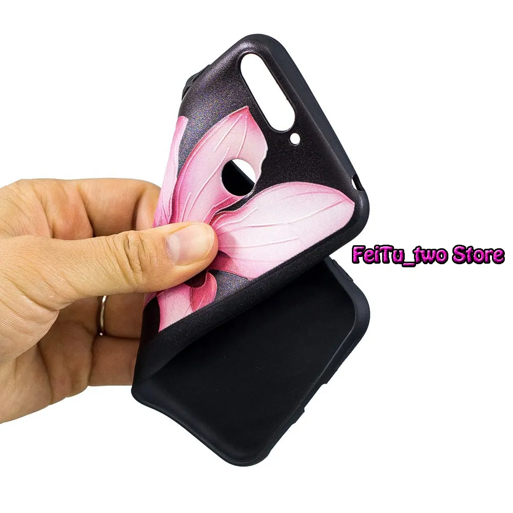 Emboss TPU Case for Huawei Honor 7C 5.7 &quotC7 AUM-L41 Dual Y6 Prime 2018 ATU-L31 ATU-L42 Soft Silicone Phone Cover Capa |