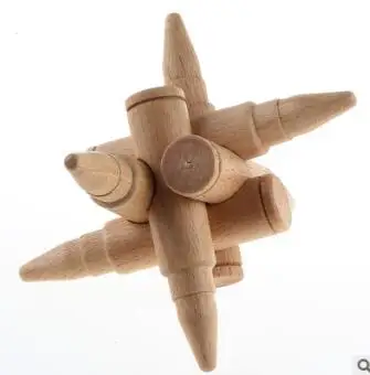 Model 8 Классические деревянные головоломки ум головоломки игрушки для взрослых детей - Цвет: Model 8