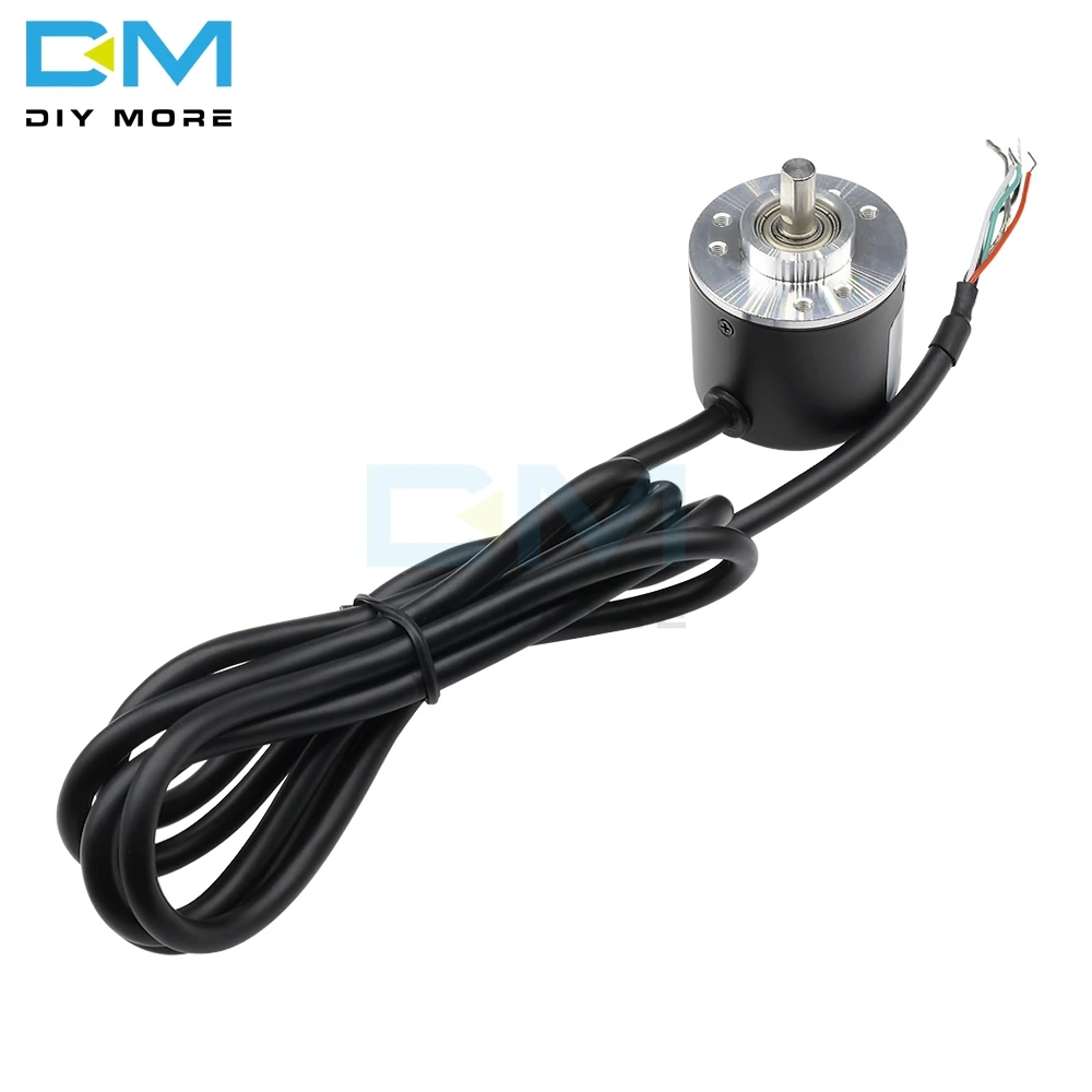 360 600 P/R кодер DC 5V 24V 360p инкрементный поворотный AB 2 этапа: 6 мм вал костюм для