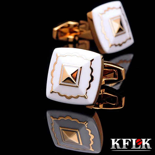 KFLK Роскошные 2020 Новые Горячие рубашки запонки для мужчин брендовые на пуговицах