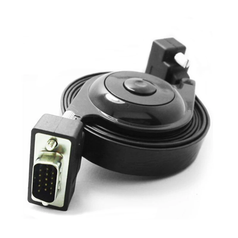 15Pin VGA HD15 Штекерный выдвижной шнур катушки Макс 1 8 м|cable max|cable shelfcable hmdi |