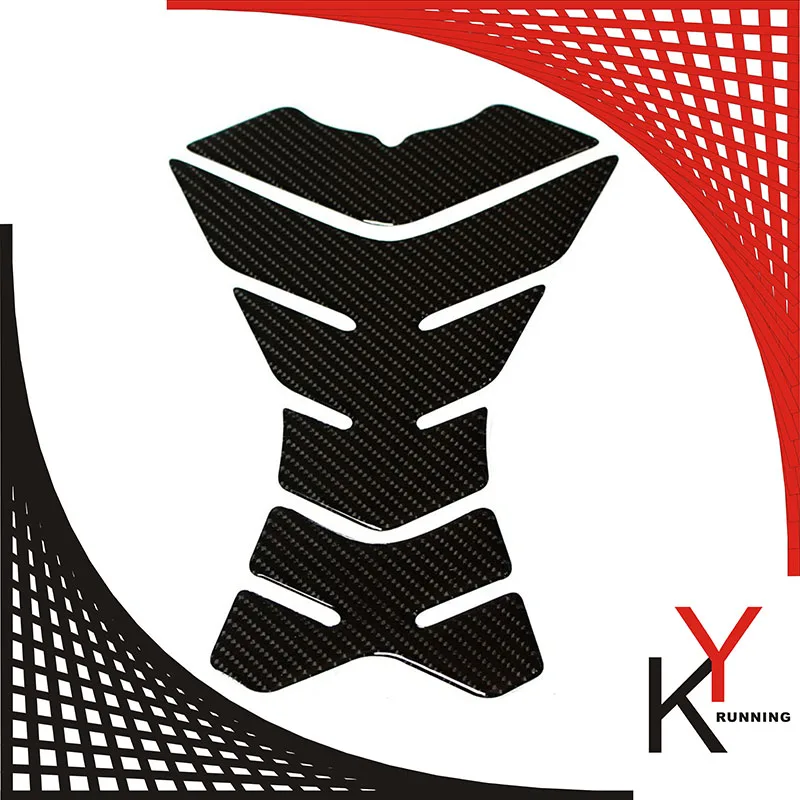 KYRUNNING карбоновая 3D наклейка эмблема защитный бак накладка Cas крышка подходит для