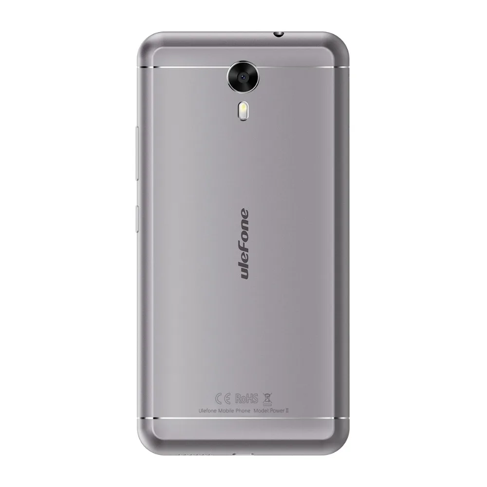 Ulefone Power 2 Мобильный телефон 5.5 дюймов FHD MTK6750T Octa core Android 7.0 4 ГБ + 64 16MP 6050 мАч Сканер