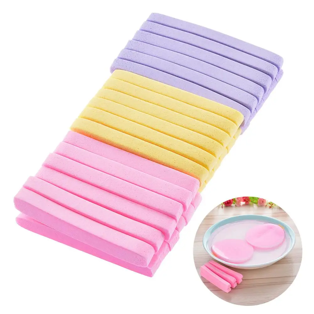 

12Pcs/Bag Cosmetic Puff Compressed Cleansing Sponge Facial Cleanser Washing tool
