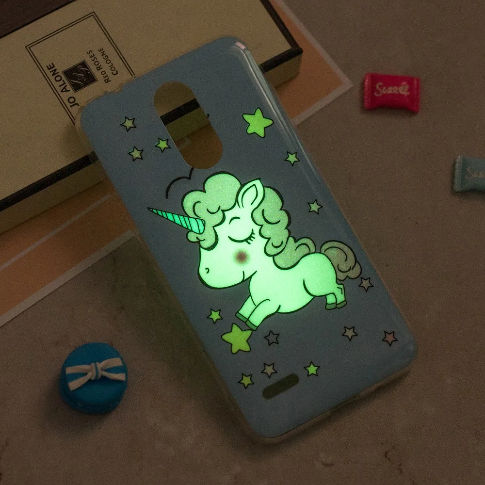 Luminous Case for coque LG K8 2018 / K9 Silicone Cover K10 |