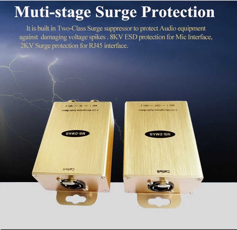 48V Phantom power микрофон для Cat5 адаптер phantom Mic Snakes to Cat5/6 конвертер записывающий микрофон snake Adapter