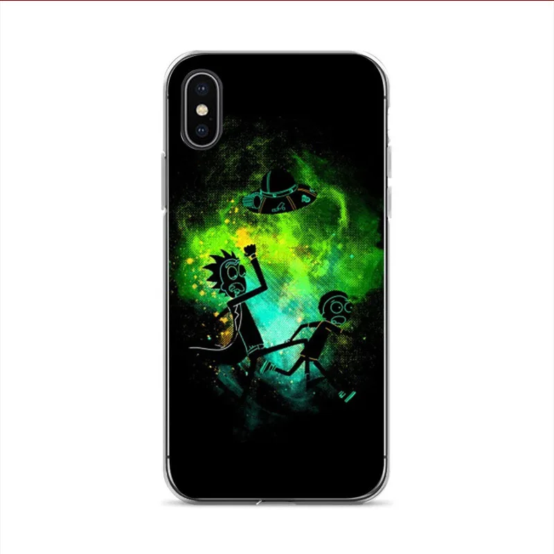 4 IMIDO family Love Рик и Морти funda мягкий пластиковый чехол для Apple iPhone X 6 6plus 6s 5 5S 7 8plus xr xs xsmax чехол - Цвет: 4