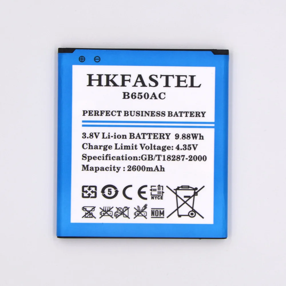 Новый аккумулятор HKFASTEL B650AC для Samsung Galaxy Mega 5 8 I9152 I9150 P709 i9158 i9152P G3858 фотоаккумуляторы