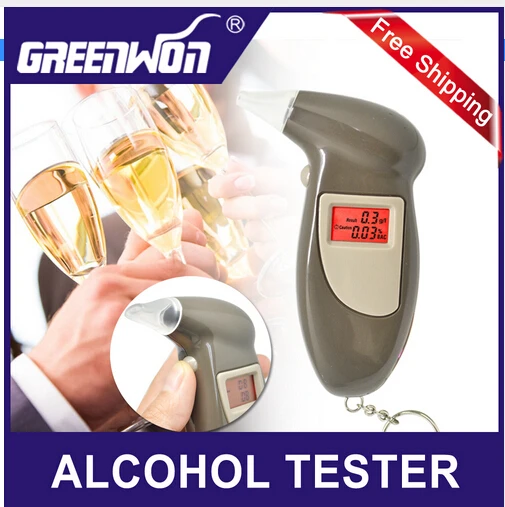 Новый Prefessional Полиция Портативный Алкоголя в Выдыхаемом воздухе Анализатор