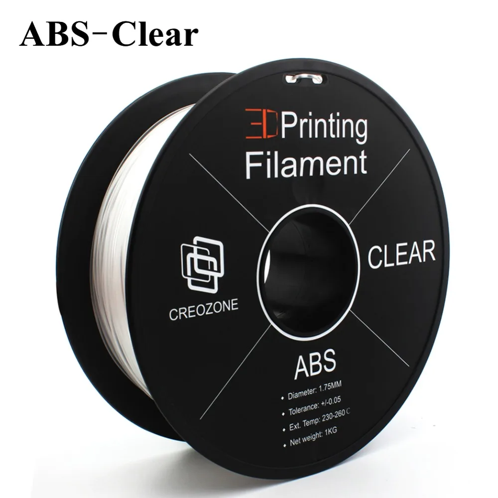 Нить для 3d принтера CREOZONE 1,75 мм 1 кг PLA ABS Нейлон Дерево TPU PETG Carbon ASA PC 3D пластиковая нить для печати из Испании