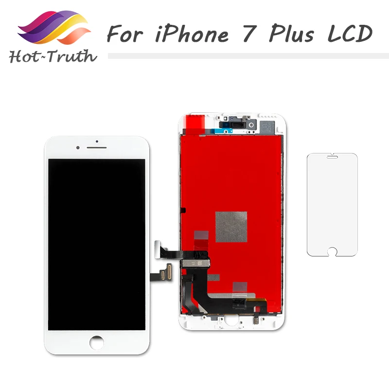 Горячая правда 10 шт./лот Бесплатная доставка для iPhone 7 Plus ЖК дисплей сенсорный