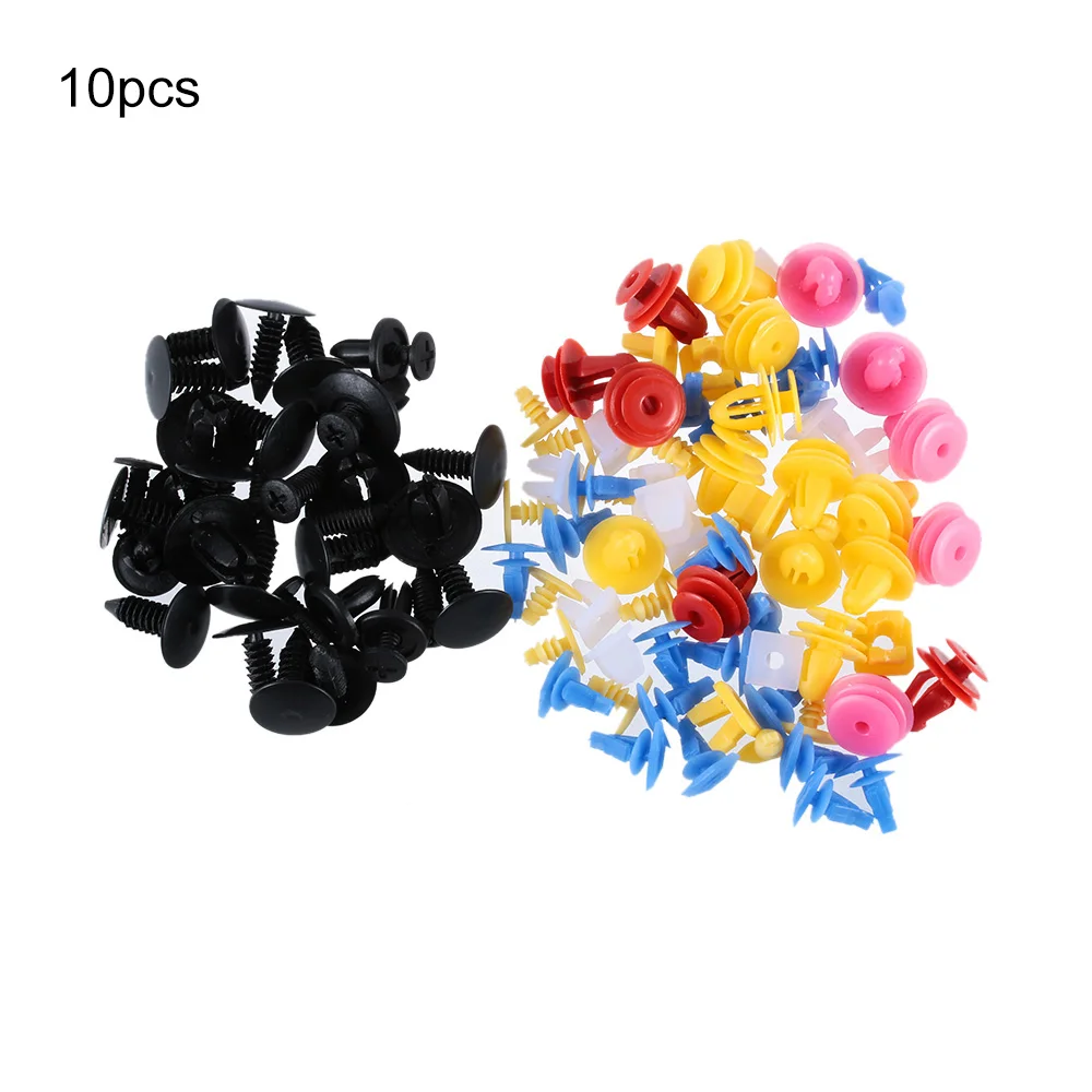 100 шт. Универсальные пластиковые зажимы для автомобильного брызговика бампера