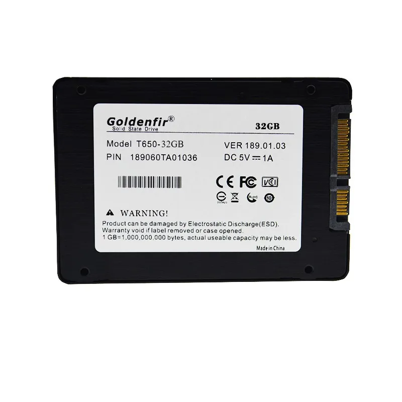 Goldenfir SSD 64 ГБ 32 16 твердотельный накопитель для настольных ноутбук г жесткий диск 30