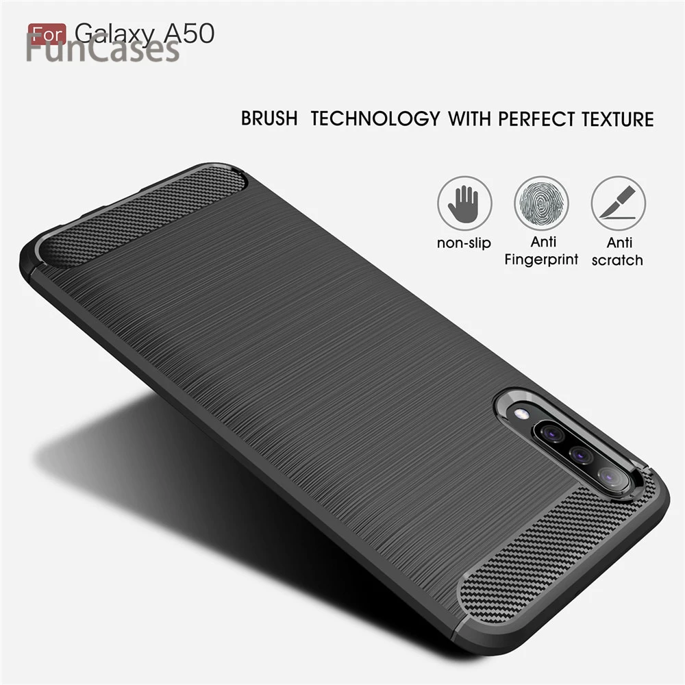 For Samsung Galaxy A50 Case Cover Luxury Shockproof Soft TPU Silicone Back Funda Coque samsunj | Мобильные телефоны и