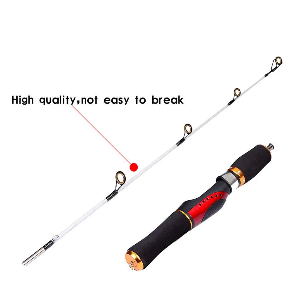 Frederick 2019 TOP Carbon Fiber Fishing Rod Travel Spinning Lure Sea Saltwater Pole Black 1.9 | Спорт и развлечения