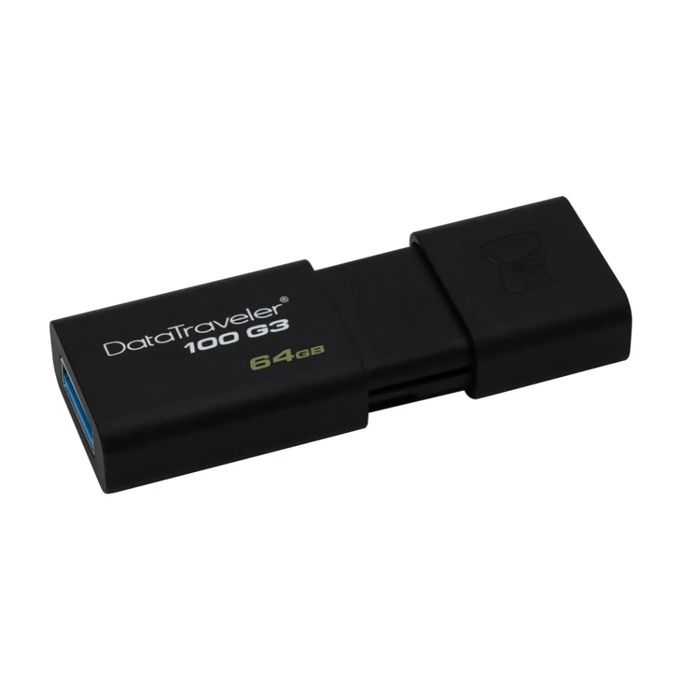 Kingston Технология DataTraveler 100 G3 64 ГБ Memoria (USB 3 0 DE Тип usb-40 МБ/с. deslizar) Negro | Компьютеры и