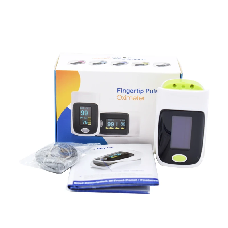 Пульсоксиметр на кончик пальца с чехлом и OLED экраном|pulse oximeter portable|oximeter fingerfingertip