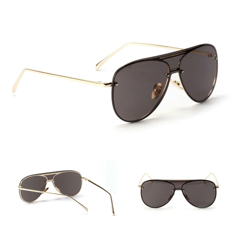 MINCL/Новые солнцезащитные очки с плоским верхом мужские Квадратные