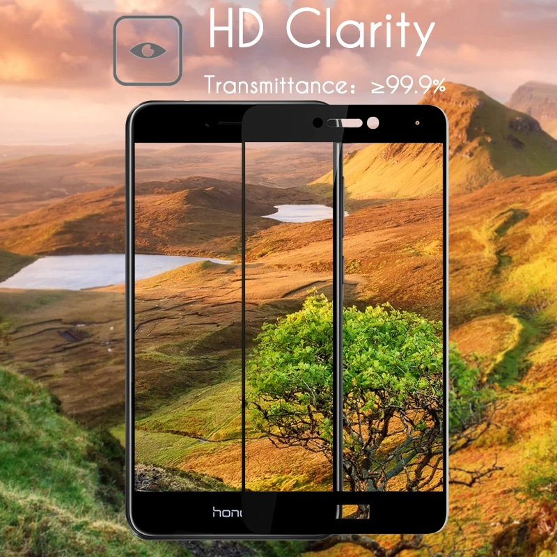 9 H закаленное стекло для Huawei Honor 8 FRD L14 L19 Lite P8 P9 2017 полное покрытие Защитная пленка