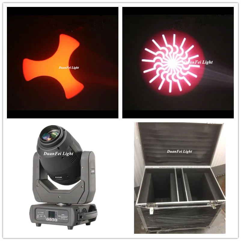 (8 лотов + чехол) сверхъяркий светодиодный светильник с движущейся головкой 250 Вт