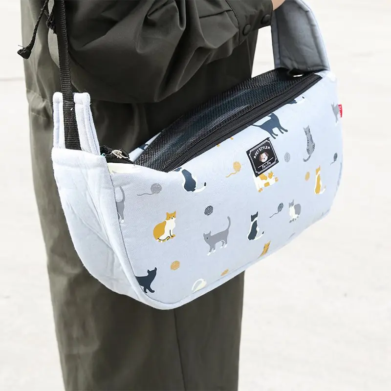 Рюкзак переноска для собак и кошек удобная уличная щенков маленьких животных Для