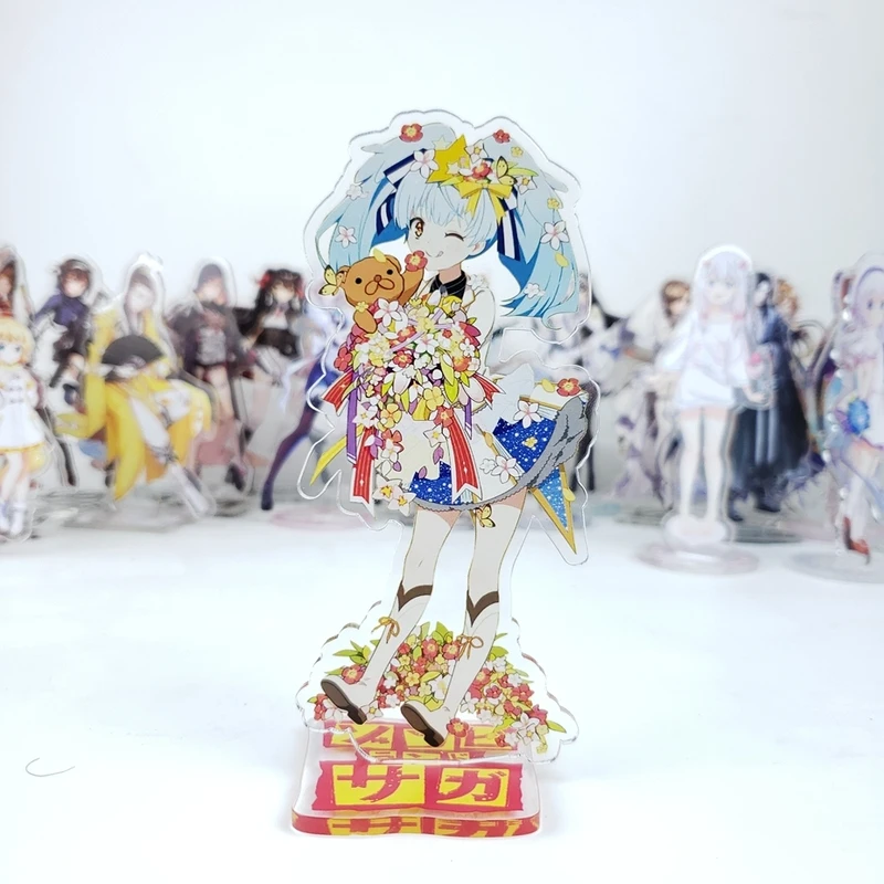 Аниме ZOMBIE LAND SAGA Zombieland Saga Sakura Minamoto Ai Mizuno Косплей двойная боковая стойка фигурка