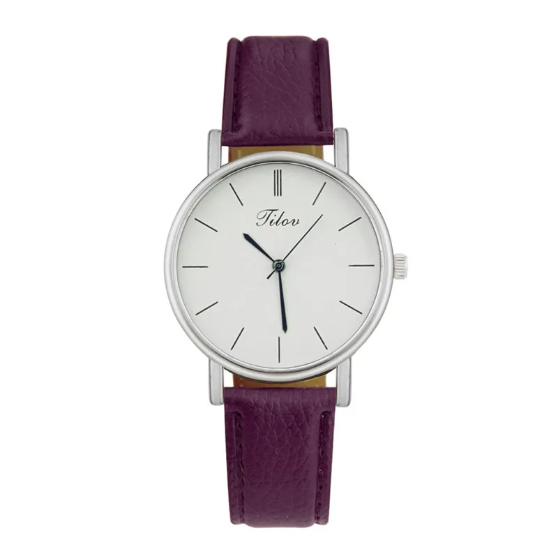 Простой стиль модные повседневные женские часы кварцевые Спорт Досуг Личность