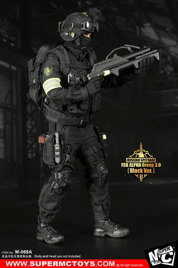 SuperMCTOYS M-069 1/6 русский спецназ FSB Alfa Group 3,0 Набор для 12 дюймовых фигурок DIY