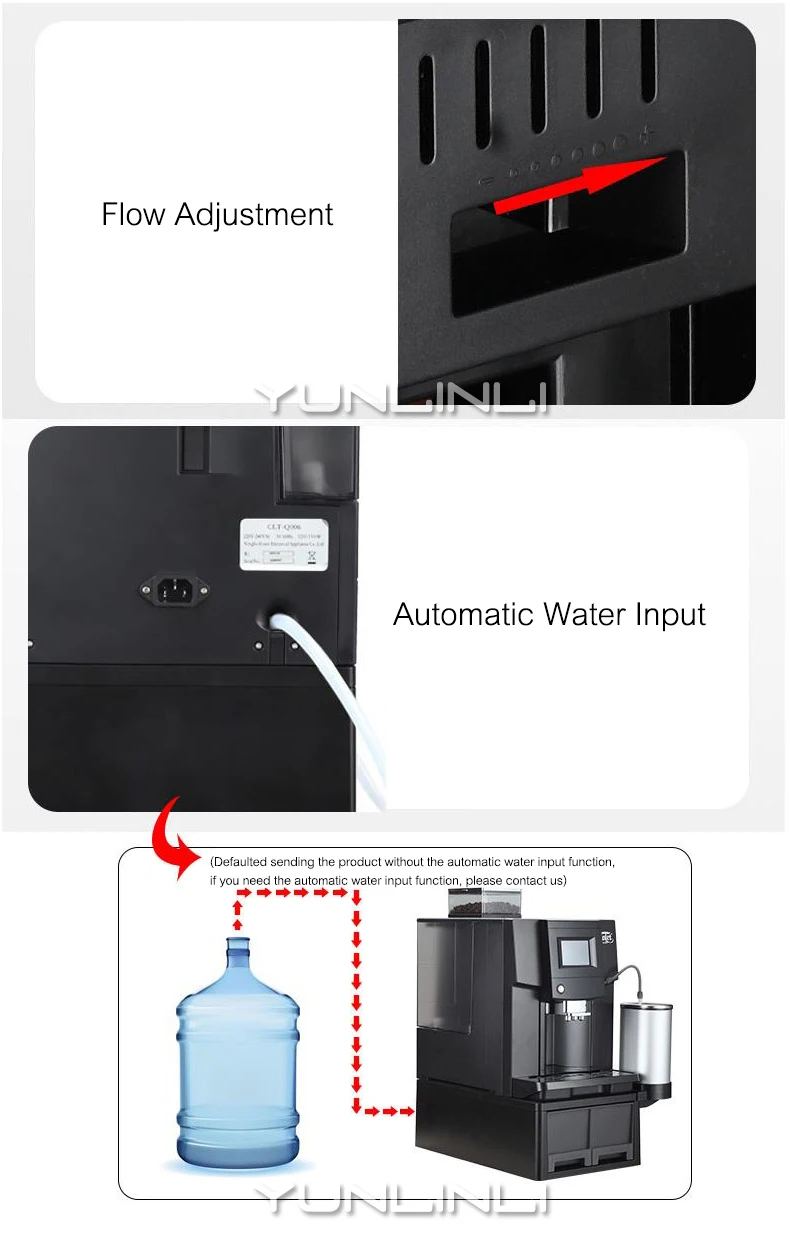 Автоматическая кофемашина для эспрессо 19 бар с сенсорным экраном|Кофеварки| |